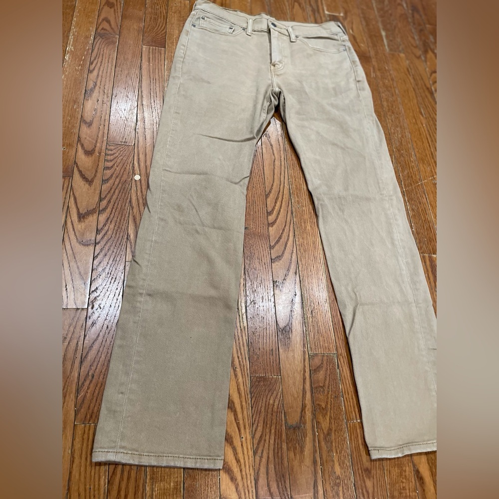 Levi’s Wrangler Men's Khaki Straight Jeans - Picture 14 of 16